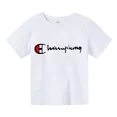 thumbnail image 3 of Camiseta de algodón de verano para niños y niñas de 3 a 14 años, manga corta, ropa informal estampada, camisetas para niños, 3 of 5