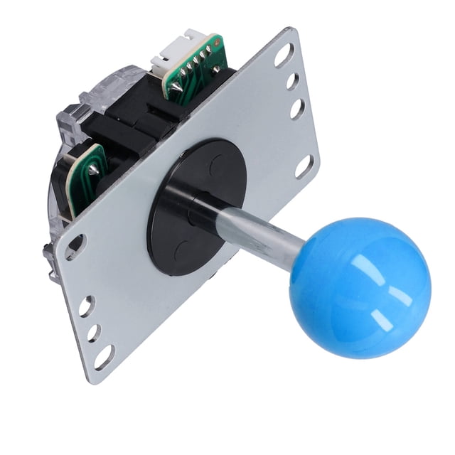 Arcade Game DIY Kit Parts, 8 Way Joystick Wide Application Arcade Joystick DIY Kit Compact Design For PC Game For MAME For Fight Stick Green,Blue,Red,White,Yellow,Black,Mixed