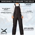 thumbnail image 3 of Enterizo de nieve acolchado para niños Arctix, negro, talla XL, 3 of 6