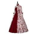 thumbnail image 2 of Women's Victorian Rococo Dress Inspiration Maiden Costume Rococo Floral Dress, 2 of 6
