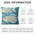 thumbnail image 5 of COMIO  Throw Pillow Cover Decorative Square Cushion Cases for Home Sofa Bed and Chair, 5 of 5