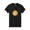 Black-1, variant on Crystal Mens Graphic Tee, 100% Cotton, Casual Summer Wear