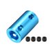 thumbnail image 1 of Acoplador de eje flexible 4mm a 8mm L22xD14 acoplador rígido para motor paso a paso rueda conecta azul, 1 of 3