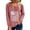 Pink, variant on yunLCZ Women's Button Down Shirts Women's Daily Casual Baseball Long Sleeve Top Women's Button Down Shirts