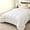 White, variant on Soft Spandex‑Blend All‑Season Comforter, Box Quilted Polyester Fill, Machine Washable Down Alternative Bedding Comforter