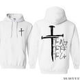 thumbnail image 3 of The Way The Truth The Life Christian Hoodie – Bold Nail Cross Graphic, Bible Verse Inspired Design, Comfortable Faith Apparel for Men & Women, 3 of 6