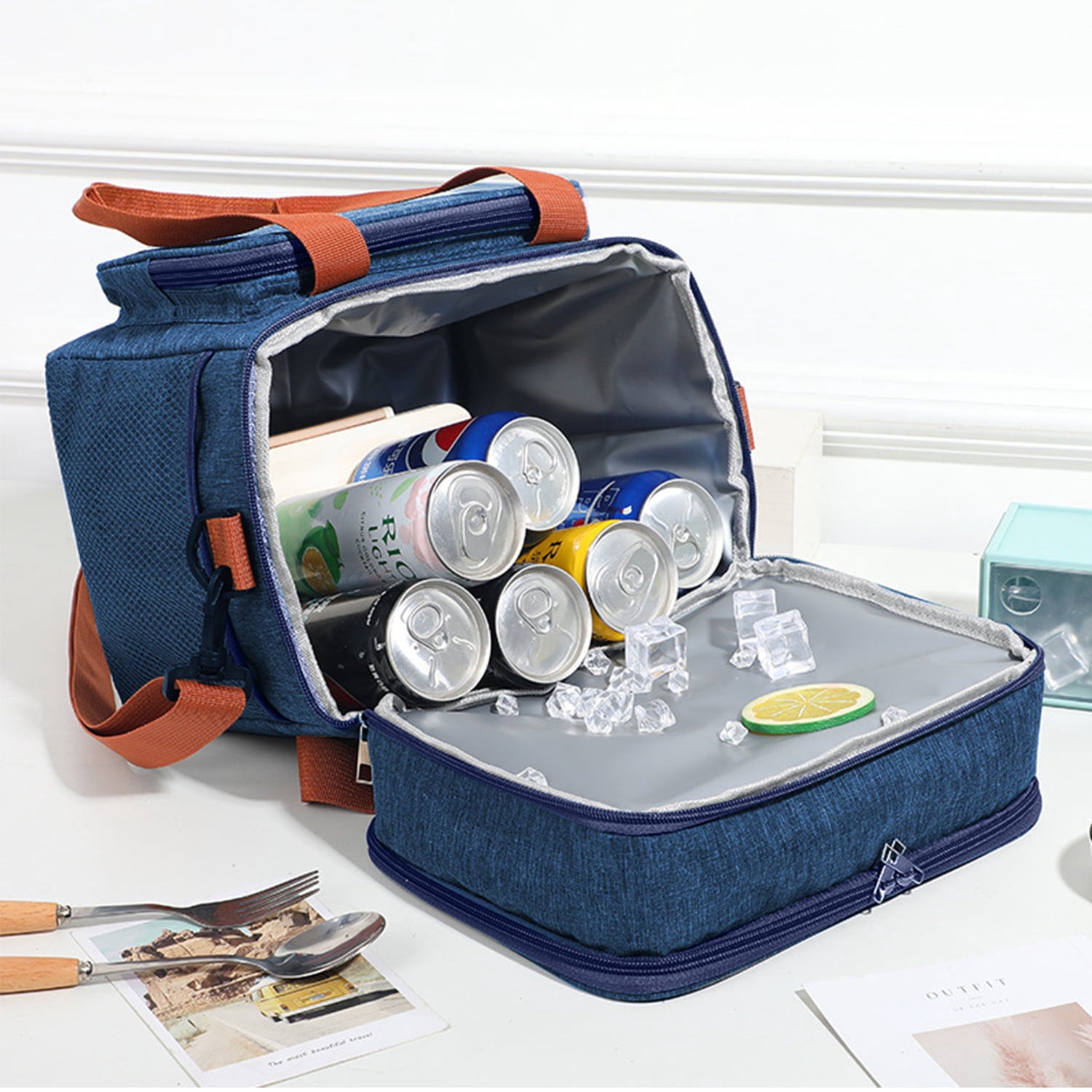 Maelstrom Insulated Leak Proof Non Woven Fabric Reusable Lunch Bag