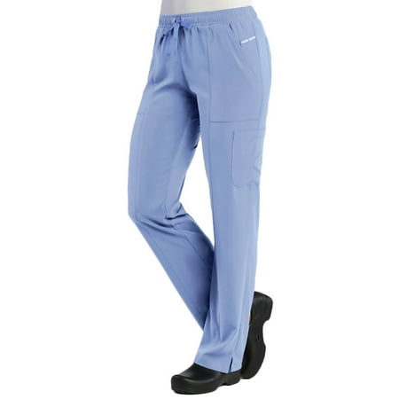 

Pure Soft Women s Relaxed Fit Drawstring Cargo Scrub Pant