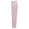 thumbnail image 3 of Delayuji Women's Casual Pants Loose Mid Pants Straight Leg Pants With Polka Dots Trendy, 3 of 4