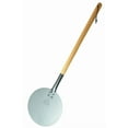 thumbnail image 6 of Chicago Brick Oven Aluminum Pizza Peel - Turning Pizza Paddle with Leather Strap and Detachable Wood Handle - Bakeware & Pizza Oven Accessories - 9 in, 6 of 14