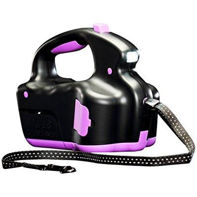 2 Retractable Cord Leash - ultraleash retractable cord ultra leash for dog, purple