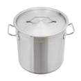thumbnail image 5 of 17L/ 4.49Gal Stock Pot Stainless Steel Large Kitchen Soup Big Cooking Stockpot Silver, 5 of 33