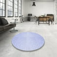 thumbnail image 3 of Ahgly Company Indoor Square Patterned Lavender Blue Area Rugs, 3' Square, 3 of 6