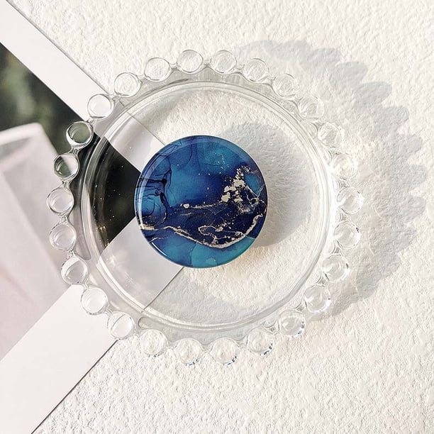 Soporte de teléfono plegable transparente con patrón de toma de teléfono Popular, material de pegamento acrílico Tok, alta calidad zhangmengya LED