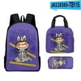 thumbnail image 1 of Mario School Backpack Travel Bag Three-piece Lunch Backpack Student Schoolbag Teen School Gift, 1 of 3