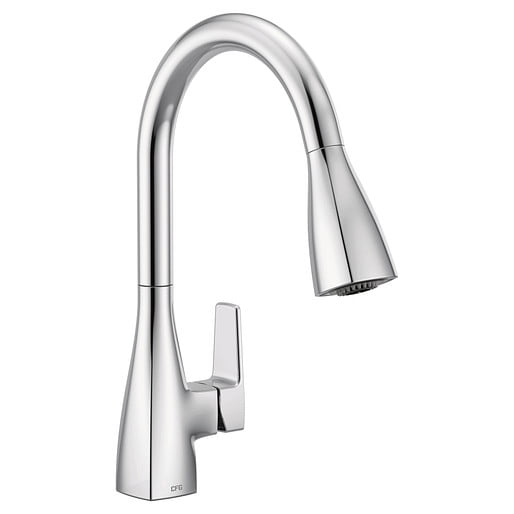 MOEN Slate 76160 Chrome one-handle high arc 1.0 GPM pulldown kitchen faucet