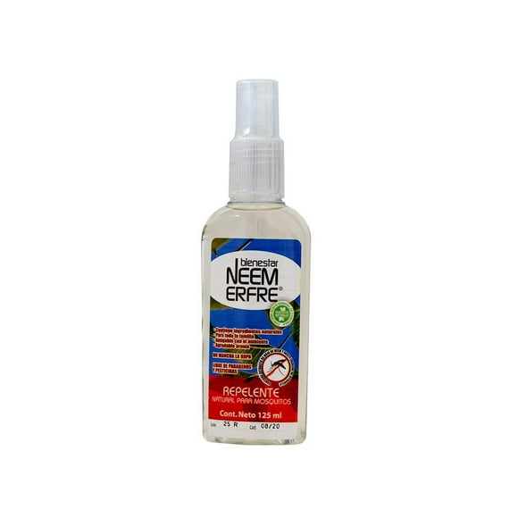 Repelente de mosquitos y citronela Bienestar Neem erfre 125 ml