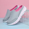 thumbnail image 4 of Slip On Mules & Clogs for Womens Light Open Back Shoes Comfort Walking Shoes Breathable Slippers Closed Toe Slides, 4 of 11