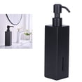 thumbnail image 2 of 200ml Square Shower Bottle 304 Stainless Steel Shampoo Hand Soap Dispenser Black, 2 of 9