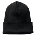 thumbnail image 2 of Nike Peak Swoosh Beanie Black  CW6117-010 Men's Size OS, 2 of 2