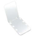 thumbnail image 1 of Travel Makeup Mirror with 8 LED 2X Magnifying Toggle Switch Portable Battery Operated Desktop Handheld Women Girls Foldable Vanit, 1 of 10