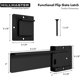 thumbnail image 3 of Extra Heavy Duty Gate Flip Latch Lock with Padlock Hole,Rustic Farm Barn Door, 3 of 5