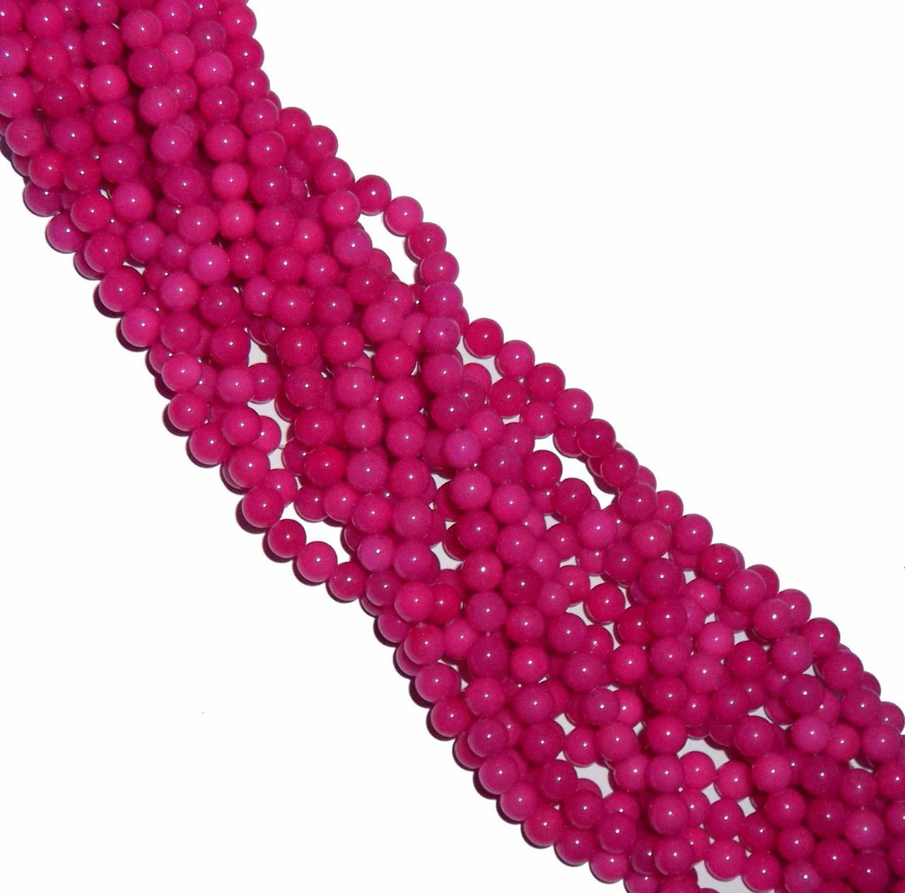 8mm Olive Jade Dyed Round Beads 40cm 15/" Gemstone