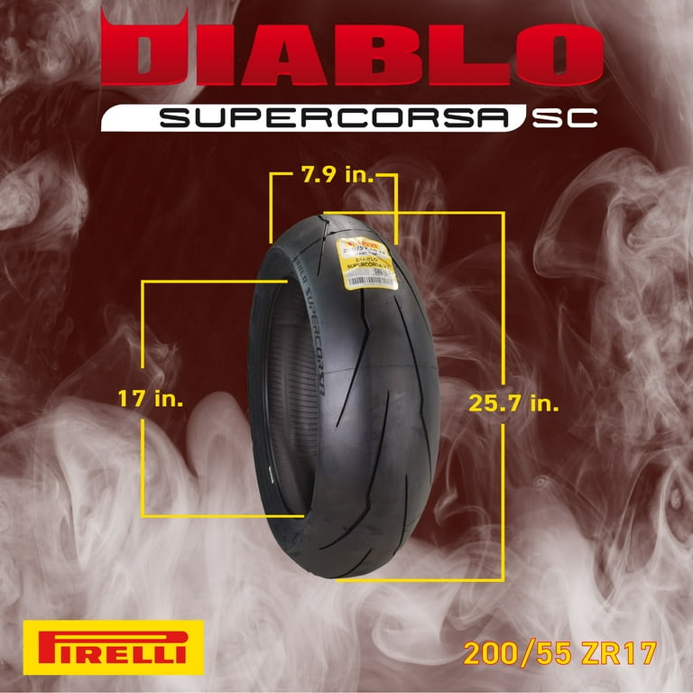 Pirelli Diablo Supercorsa V3 200/55ZR17 Rear Motorcycle Tire with