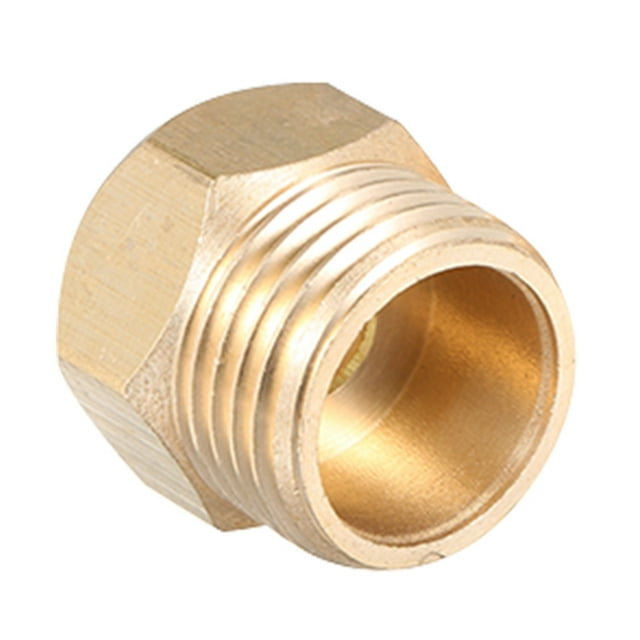 Adapter Connector 1/2 In to 3/8 In 9/16 In Kitchen Bathroom Basin Sink Copper Adapter Water Tap Hose Thread Adapter