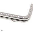 thumbnail image 4 of D0UD New Silver Handle Sewing Purse Handbag Bags Metal Kiss Clasp Frame 15cm Silver, 4 of 6