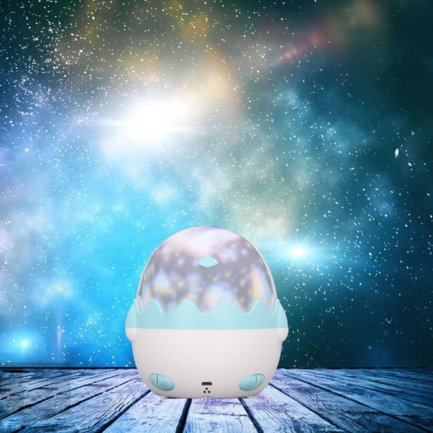 Lámpara de Proyeción de Pingüinos, Luz de Proyector de Pingüino Azul Con Pegatinas para Dormitorio