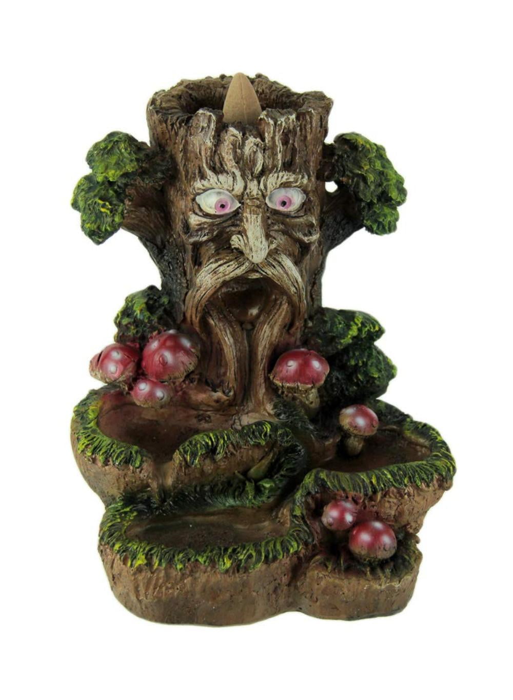 2847 Tree Man Incense Backflow Burner, 6 X 5 inches, Multicolor, 6