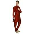 thumbnail image 3 of Bollywood Designer Indian Silk Festive Diwali Kurta Churidaar Set Ethnic Costum, 3 of 4