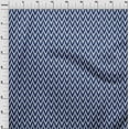 thumbnail image 3 of oneOone Tissu Popeline de Coton Imprimé Chevron Ikat BTY 42 Pouces de Large, 3 of 4