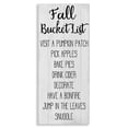 thumbnail image 1 of Stupell Industries Panneau Liste d'Automne Objectifs de Récolte Activités d'Automne, Conçu par Daphne Polselli Art Mural, 17 x 40, Toile, 1 of 4