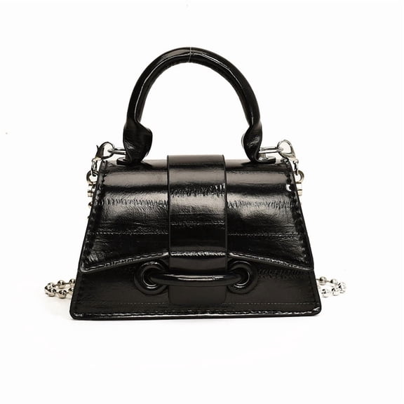 KKLDOGS Luxurious Mini PU Leather Crossbody Bag for Women, Small Chain Shoulder Handbag
