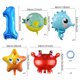 thumbnail image 2 of Juego de globos de aluminio con temática de animales marinos, 5 unidades | Sea Creature, 2 of 2