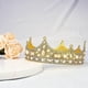 thumbnail image 5 of Corona de rey de oro para hombres, coronas de cumpleaños del príncipe, cosplay corona real fiesta de graduación Halloween, 5 of 5