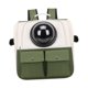 thumbnail image 3 of Mochila para gatos Yinane Mochila para mascotas portátil para perros pequeños senderismo verde oscuro, 3 of 8