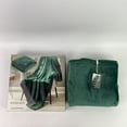 thumbnail image 2 of FAXOAEU Lap blankets,Soft Cozy Plush Fleece Throw Blanket 50" x 60", Solid Shag Lightweight Fuzzy Flannel Blanket for Bedroom, Luxury Washable Warm Velvet Blanket,Forest Green, 2 of 9