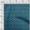 thumbnail image 1 of oneOone Cotton Jersey Teal Blue Fabric Small Motif Bandhani Sewing Craft Projects Fabric Prints By Yard 58 Inch Wide, 1 of 4