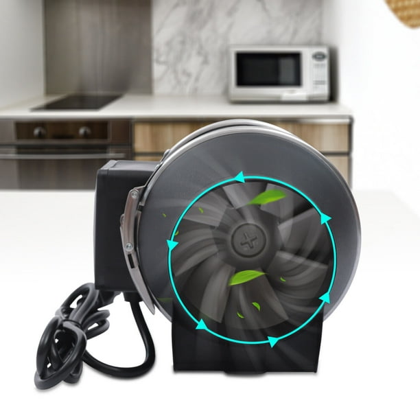 Electric Exhaust Fan 100 mm Smoke Extractor Fan Max. 220 m³/h Inline Low-Noise for Home Office Kitchen Ventilation 40W 110V - Walmart.com