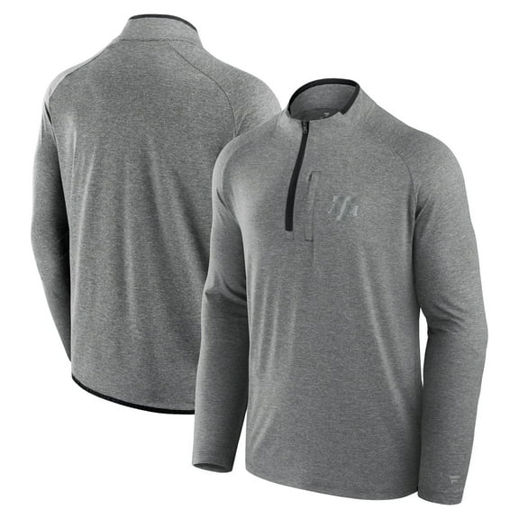 Men's Fanatics Black Texas A&M Aggies Mock Neck Half-Zip Pullover Jacket