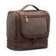 thumbnail image 2 of Bolsa de aseo colgante, bolsa de maquillaje, de cosméticos, portátil, de gran capacidad, multifuncional, bolsas de baño, impermeable para hombres color del té, 2 of 9