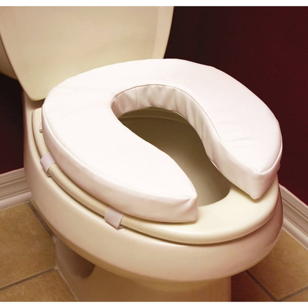 Essential Medical Supply Padded Toilet Cushion 2 Thick Com - Essential Padded Toilet Seat Cushion