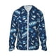 thumbnail image 1 of Fotbe Blue Bus Chaqueta con Protección Solar UPF 50+ para Hombre y Mujer, Camisa con Capucha y Bolsillos-XX-Large, 1 of 7