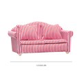 thumbnail image 3 of Clearance! Nomeni Desk Decor 1:12 Dollhouse Dollhouse Mini Furniture Living Room Scene Model Small Floral Fabric Double Sofa Home Decor F, 3 of 4