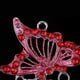 thumbnail image 3 of Colgantes De De Imitación Con Forma De Mariposa De Aleación Colgantes Con Agujero Ajuste Collares Pulseras Suministros De Fabricaci rojo, 3 of 9