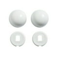 thumbnail image 2 of Eljer Color Replacement Plastic Toilet Bolt Caps - Set of 2 - Platinum, 2 of 3