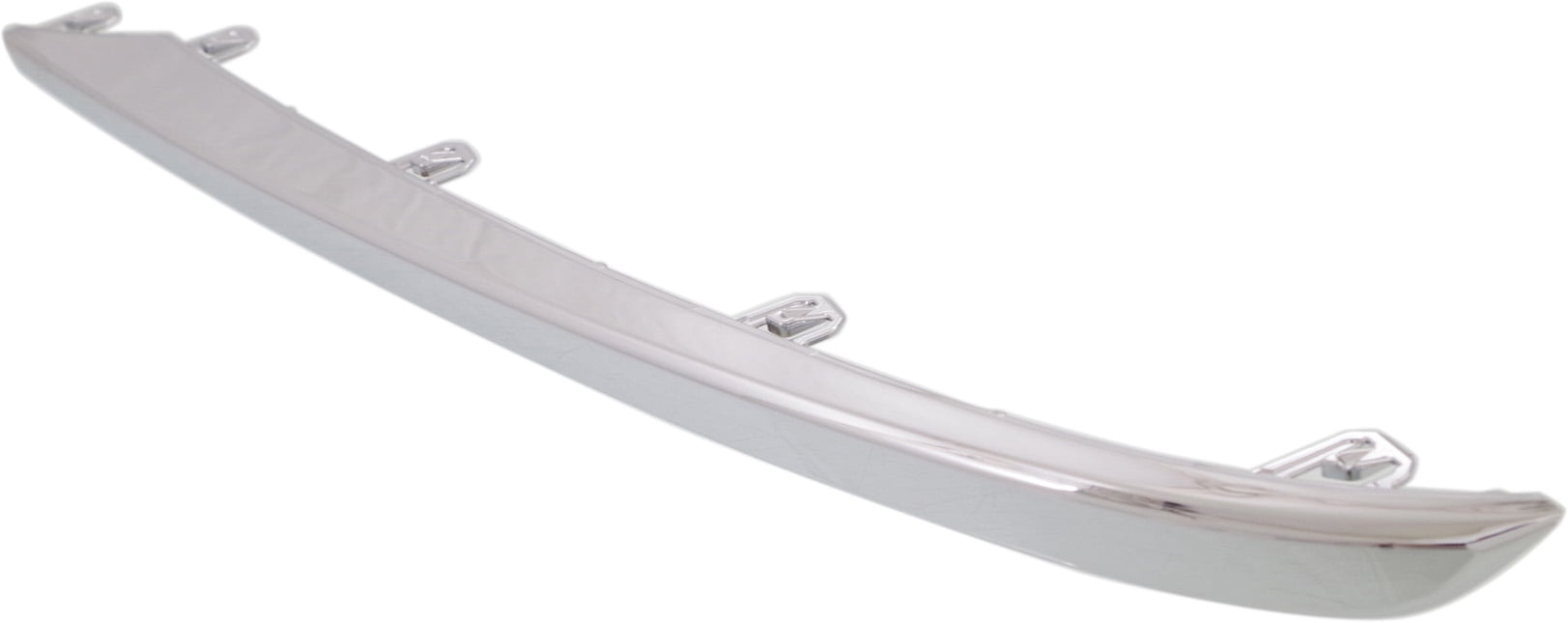 Bumper Trim Compatible With 2015-2017 Acura TLX Front, Right Passenger Side, Outer Chrome